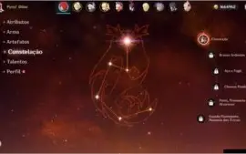 Conta Genshin Impact AR 34 - Diluc C1 +  Qiqi