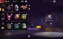 Conta Free fire com nível alto com skin do passe e etc