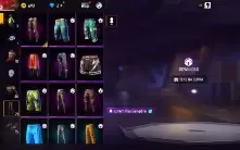 Conta Free fire com nível alto com skin do passe e etc