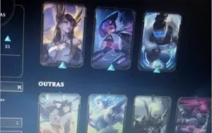 CONTA LOL EX D4 E VALORANT  BARATA