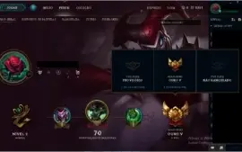 CONTA LEAGUE OF LEGENDS OURO 5