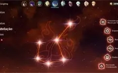 Hu tao + baculo de homa, baal + luz do cortador de grama  e+