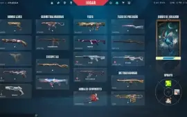 Conta valorant (varias skins e chaveiro imortal)