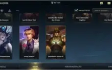 CONTA LEAGUE OF LEGENDS OURO IV ( COM SKIN VITORIOSA S2 )