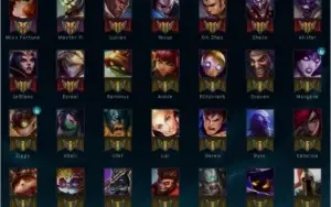 Conta Unranked 54 Campeões
