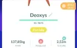 Deoxys - Normal Form - PROMOÇÃO Pokemon LENDÁRIO