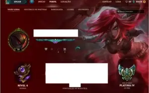 Conta PLATINA, 84 Campeões, 32 Skins - League of Legends