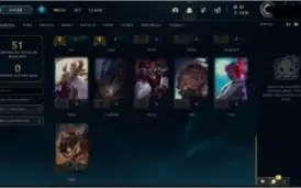 Acc nível 34, 29 skins boas, 31 campeões e-mail trocável!
