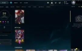 Acc nível 34, 29 skins boas, 31 campeões e-mail trocável!