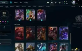 Acc nível 34, 29 skins boas, 31 campeões e-mail trocável!