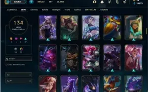 Conta prata 2 com 114 Champs e 134 Skins ( MAIN ADC )