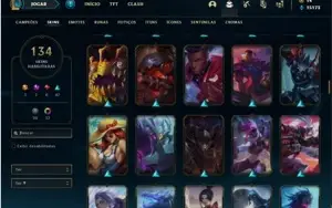 Conta prata 2 com 114 Champs e 134 Skins ( MAIN ADC )