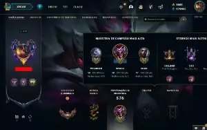 Conta Lol 189 Skin Todos Champions, 300K Ea, 2K De Rp Lv 417