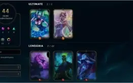 Conta LoL (44 skins , 98 campeôes) com ícones raros