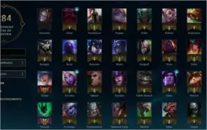 Conta LoL (44 skins , 98 campeôes) com ícones raros