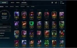 CONTA DE LOL PLAT2 77CHAMPS 31SKIN BORDA DIAMANTE NEGOCIÁVEL