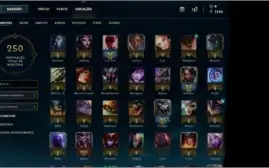 CONTA DE LOL PLAT2 77CHAMPS 31SKIN BORDA DIAMANTE NEGOCIÁVEL