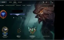 CONTA DE LOL PLAT2 77CHAMPS 31SKIN BORDA DIAMANTE NEGOCIÁVEL