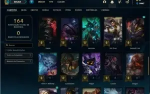 Conta ferro 2 com 47 Champs e 19 Skins + 2 Miticas