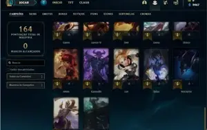 Conta ferro 2 com 47 Champs e 19 Skins + 2 Miticas