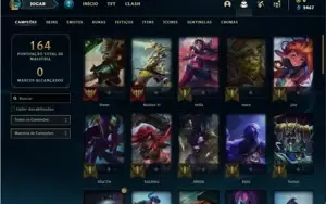 Conta ferro 2 com 47 Champs e 19 Skins + 2 Miticas