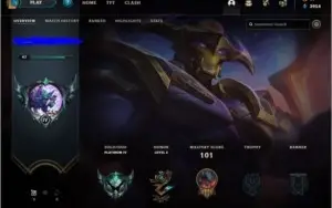 League of Legends conta  lvl 30+ gold 1