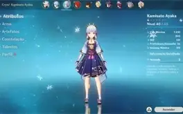 Conta genshin impact AR- 44 Ayato,Ayaka,Itto,Diluc,Mona.Aloy