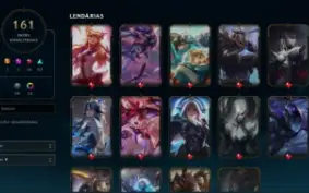 Conta Ouro 3 Lol 160 Skins