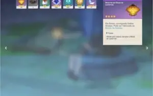 Conta AR 47 Venti, Diluc, Ganyu e Zhongli 5 estrelas