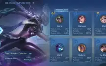 Conta MLBB main Adc no Mítico com 15⭐(=10 Moedas Míticas)