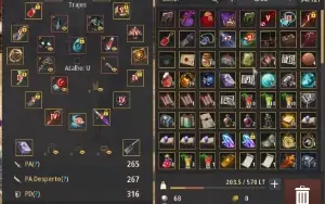 Email, Lv 61, Barraca cash, Kit REROLL, T.Nome familia e+