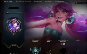 Conta lol 355 Skins Platina 4