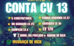 Conta Clash Of Clans Cv 13