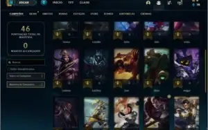 Conta ouro 4 baratinha com 5 skins e 29 champs (1 ultimate)
