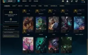 Conta ouro 4 baratinha com 5 skins e 29 champs (1 ultimate)