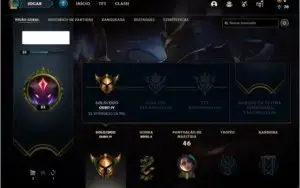 Conta ouro 4 baratinha com 5 skins e 29 champs (1 ultimate)