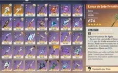 Conta Especial - Genshin Impact, Dano, Dinheiro e Exp