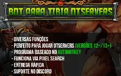 Bot Tibia OTServers 12+/13+ 2023 (RubinOT, HadesOT etc..)