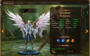 Conta League of Angels 2 VIP 5 LVL 77 PB 8864K Server 608