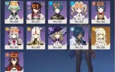 [ AR 44 ] Klee + Qiqi + Ganyu + 114 Dias Bênção!