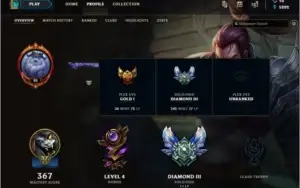 Conta Diamante 3 League of Legends
