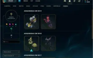 CONTA COM MORGANA VITORIOSA + 183 SKINS