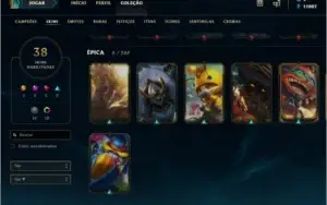 Conta de Lol
