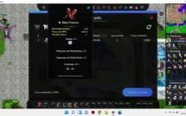 vendo conta lvl 118 naturia servidor gold