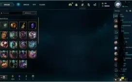 Conta de lol lvl 403 e 167 skins