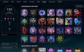 CONTA LOL LVL 194 (DESDE 2017)