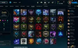 Vendo Conta Lol level 256, conta de 2014 com 208 skins!