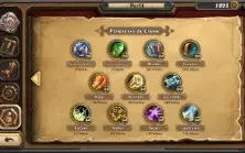 conta hearthstone. 9 heróis dourados. 3 de 1000 vitórias.