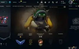 Conta diamante 4 75% WR com Rammus rei e icones rp 2012
