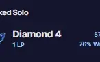 Conta diamante 4 75% WR com Rammus rei e icones rp 2012